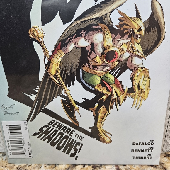 The Savage Hawkman #17 Beware The Shadows! The New 52! DC Comics Comic Book - Picture 5 of 7